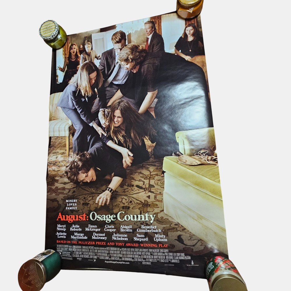 August: Osage County 2013 Promo Movie Poster 27x40 Meryl Streep, Julia Roberts